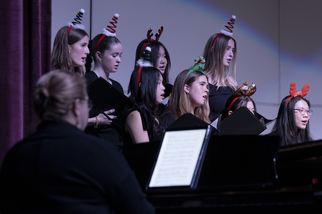 Choir performance moment