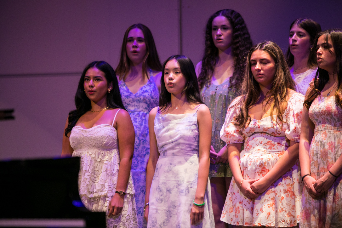 Choir performance moment